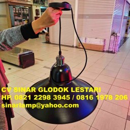 Kap Lampu Gantung E27 Cafe Restoran Meja Makan